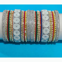 Pooja Bangles Stylish Austrain Stone Bangle Set Trendy Party And  Ethnic Wear