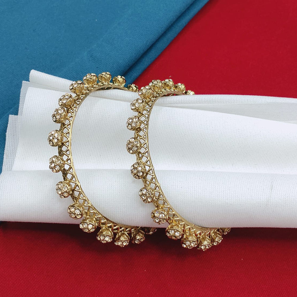 Pooja Bangles Fashion Bangles Set With Austrain Stone Dazzling Finish For Weddings , Festivals And  Gifting