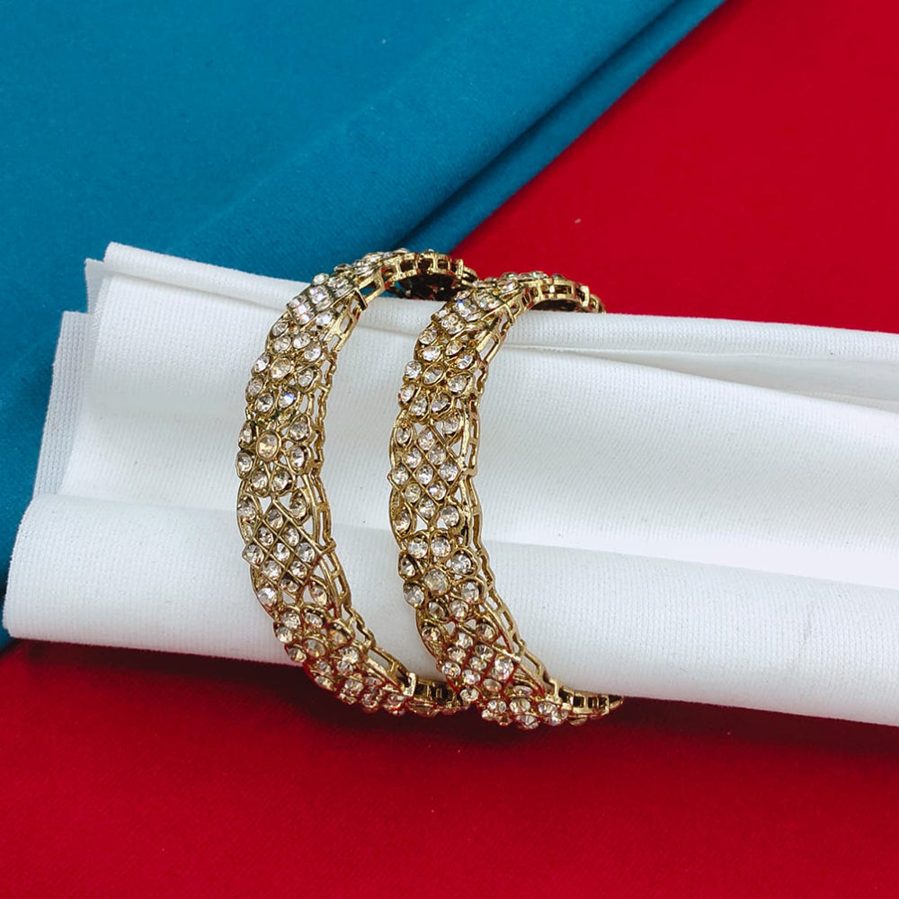 Pooja Bangles Fashion Bangles Set With Austrain Stone Dazzling Finish For Weddings , Festivals And  Gifting