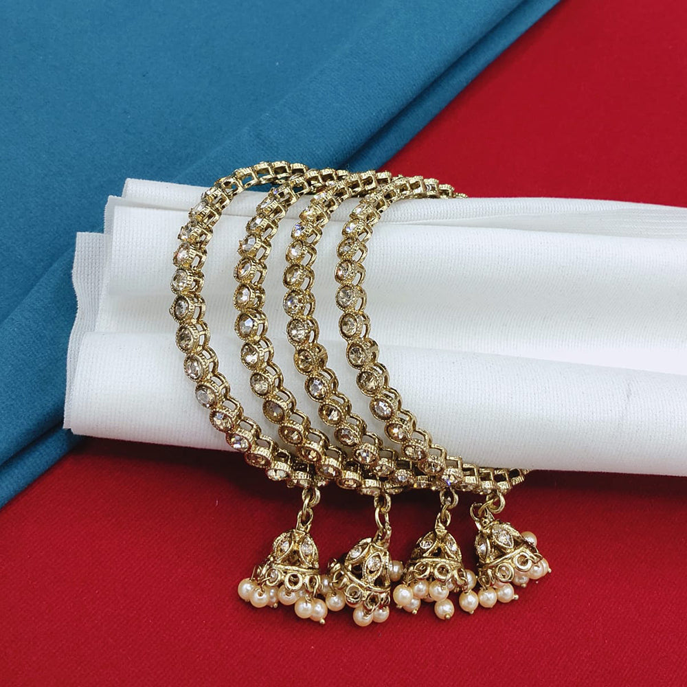 Pooja Bangles Gift Box Set Sparkling Austrain Stone Bangles For Womens And Girls
