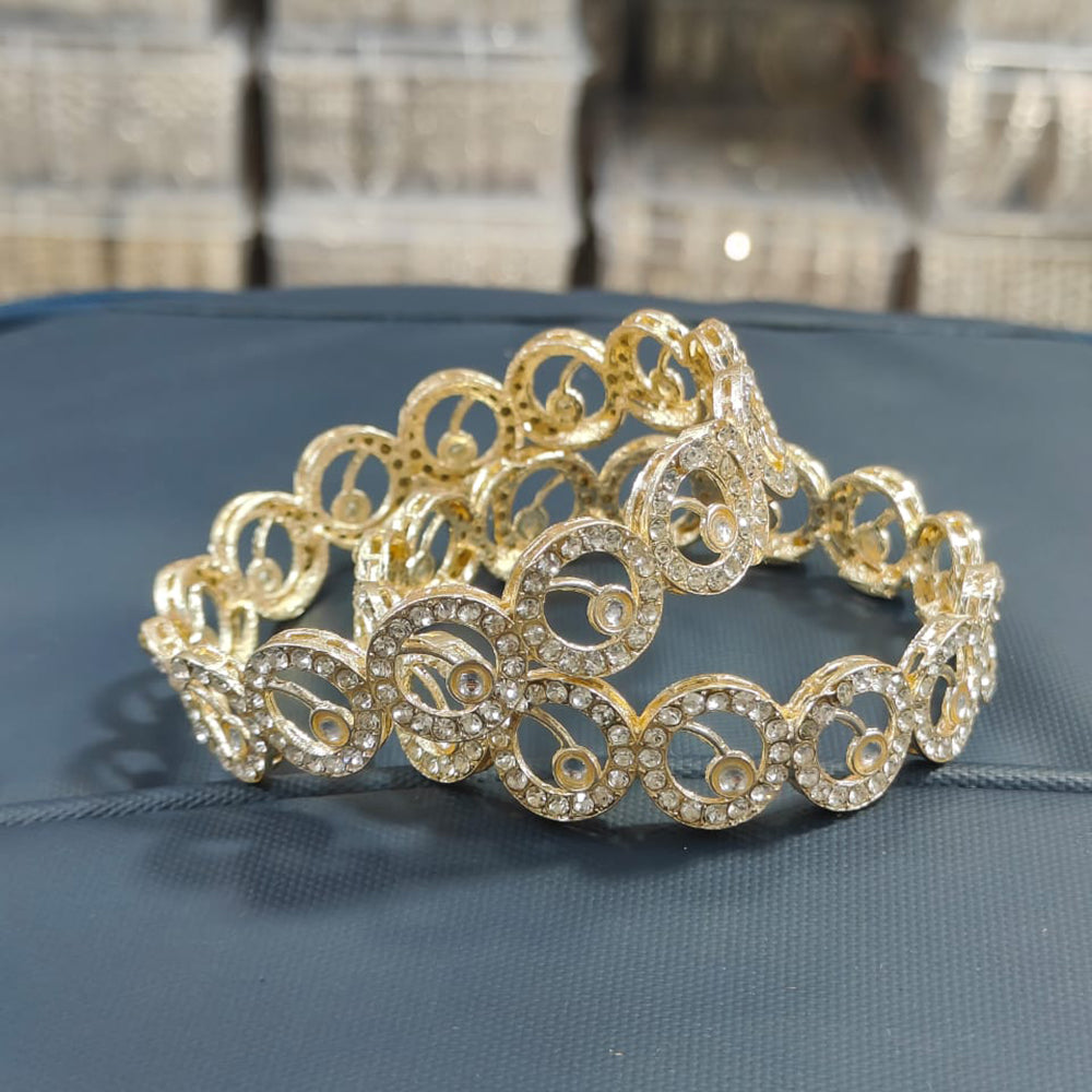 Pooja Bangles Traditional Crystal Stone Bnagles Set For All Wedding Occassions