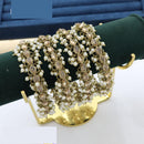 Pooja Bangles Dazzling Crystal And Pearl Bangles Set For All Occassions