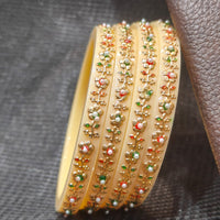 Pooja Bangles Traditional Plastic Bangles Set Bright, Lightweight Bangles for Wedding and Festivals