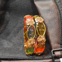 Pooja Bangles Trendy Glass Bangles With Floral Design For Party and Wedding wear