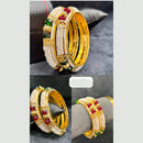 Pooja Bangles Elegant Pearl Bangles Set