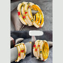 Pooja Bangles Elegant Pearl Bangles Set
