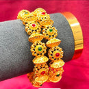 Pooja Bangles Premium Pota Stone Bangles Set