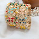 Pooja Bangles Premium Crystal Stone And Austrian Stone Bangles Set
