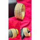 Pooja Bangles Premium Crystal Stone Bangles Set