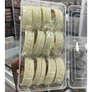 Pooja Bangles Premium Pearl Embellished Bangles Set