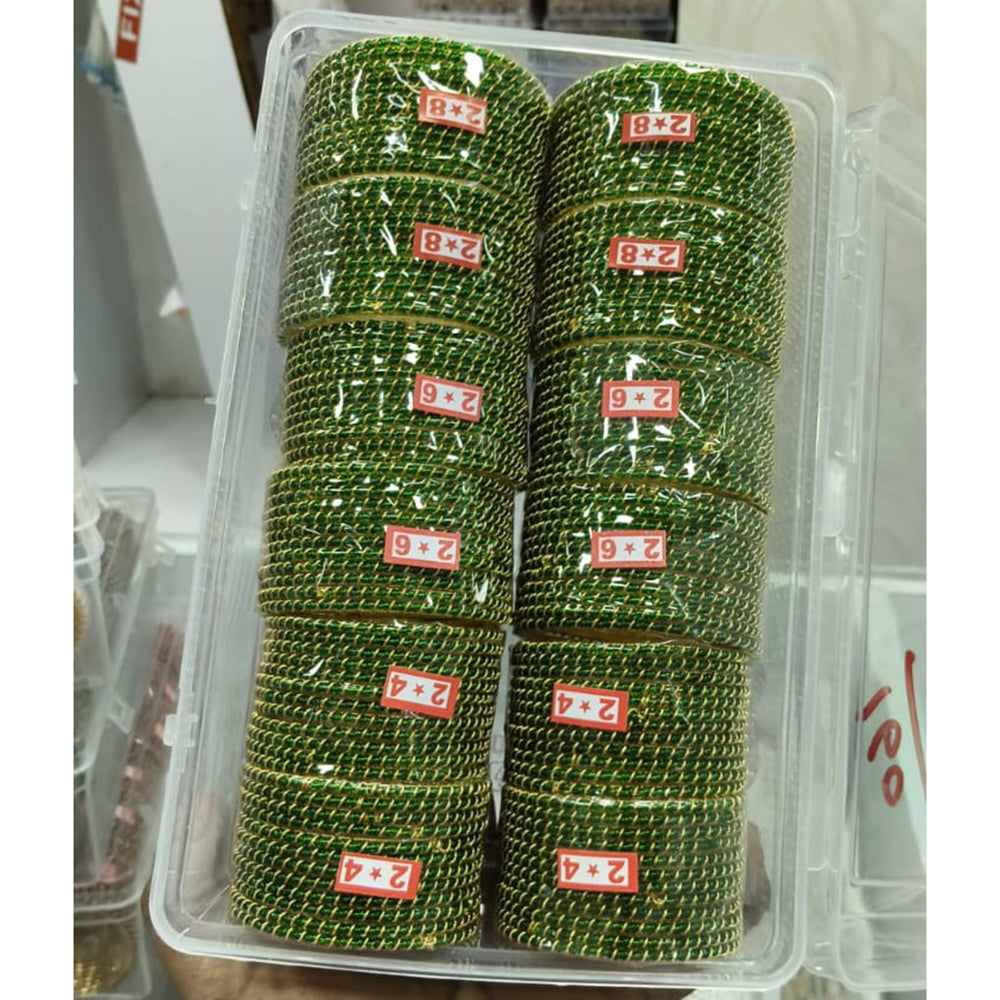 Pooja Bangles Premium Pearl Embellished Bangles Set