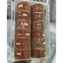 Pooja Bangles Premium Pearl Embellished Bangles Set