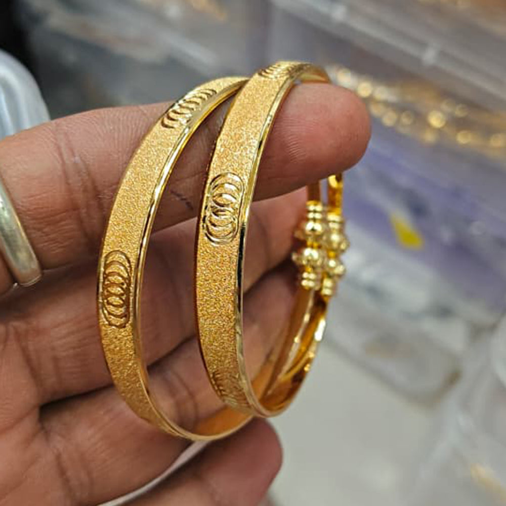 Pooja Bangles Stylish Patterned Openable Bangles Set