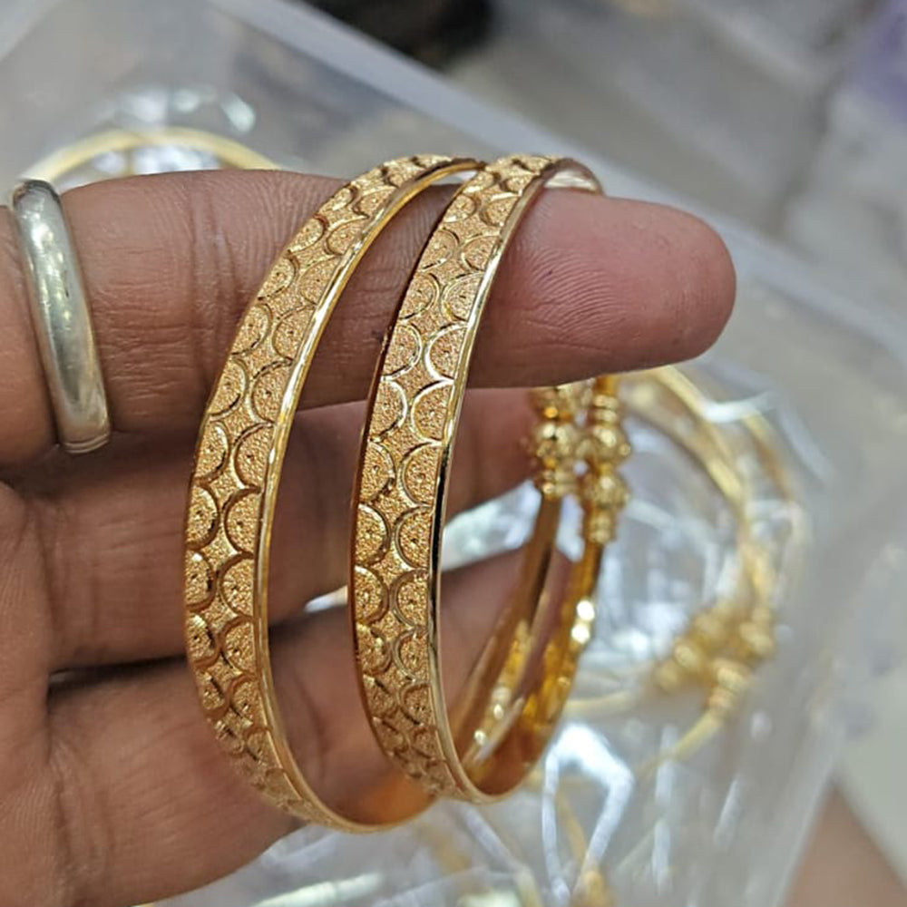 Pooja Bangles Stylish Patterned Openable Bangles Set