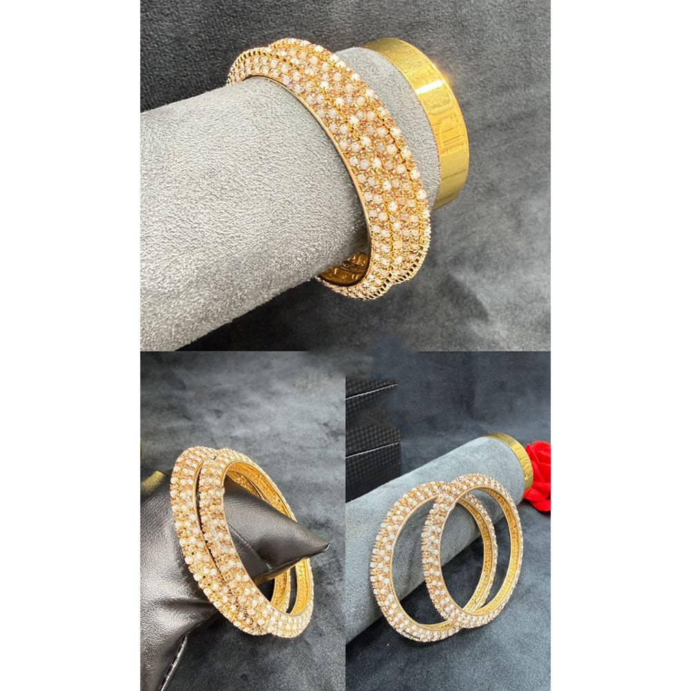 Pooja Bangles Graceful Austrian Stone Bangles Set