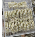 Pooja Bangles Classic Kundan Stone And Pearl Bangles Set