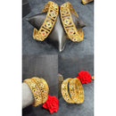 Pooja Bangles Graceful Pota Stone And Meenakari Bangles Set