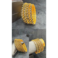 Pooja Bangles Graceful Pota Stone And Meenakari Bangles Set