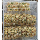 Pooja Bangles Premium Austrian Stone And Meenakari Designer Bangles Set