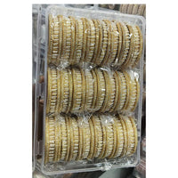 Pooja Bangles Radiant Austrian Stone And Pearl Bangles Set