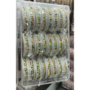 Pooja Bangles Radiant Austrian Stone And Pearl Bangles Set