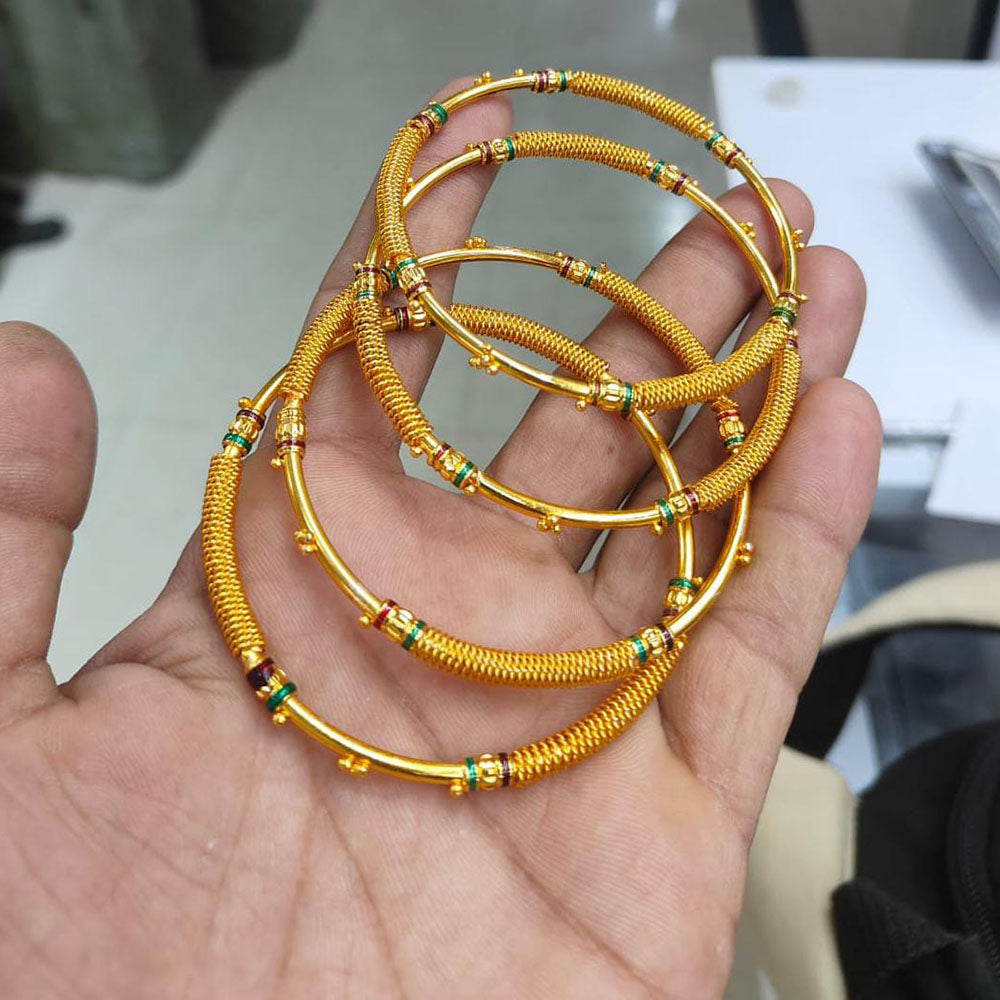 Pooja Bangles Premium Meenakari Designer Party Wear Bangles Set