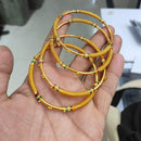 Pooja Bangles Premium Meenakari Designer Party Wear Bangles Set