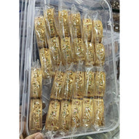 Pooja Bangles Premium Pota Stone And Meenakari Party Wear Bangles Set