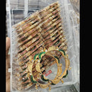 Pooja Bangles Pota Stone And Meenakari Designer Bangles Set