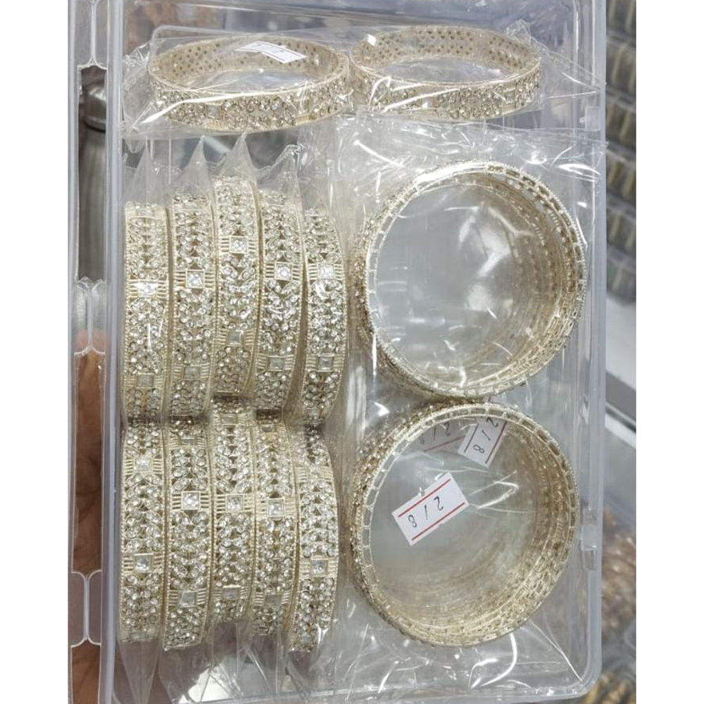 Pooja Bangles Premium Austrian Stone Designer Bangles Set ( 1 Piece Only)