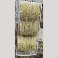 Pooja Bangles Classic Austrian Stone Bangles Set   (1 Piece Only)