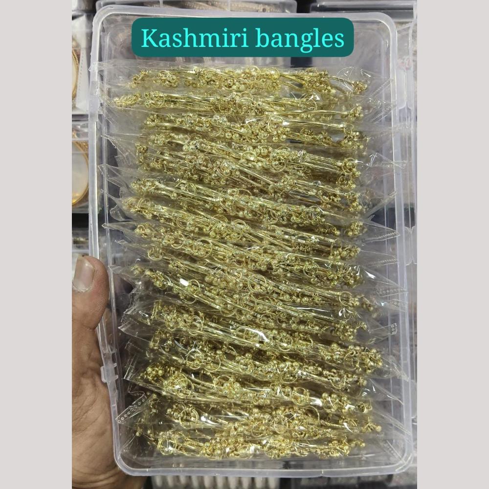Pooja Bangles Glamorous Pearl Kashmiri Bangles Set ( 1 Piece Only)