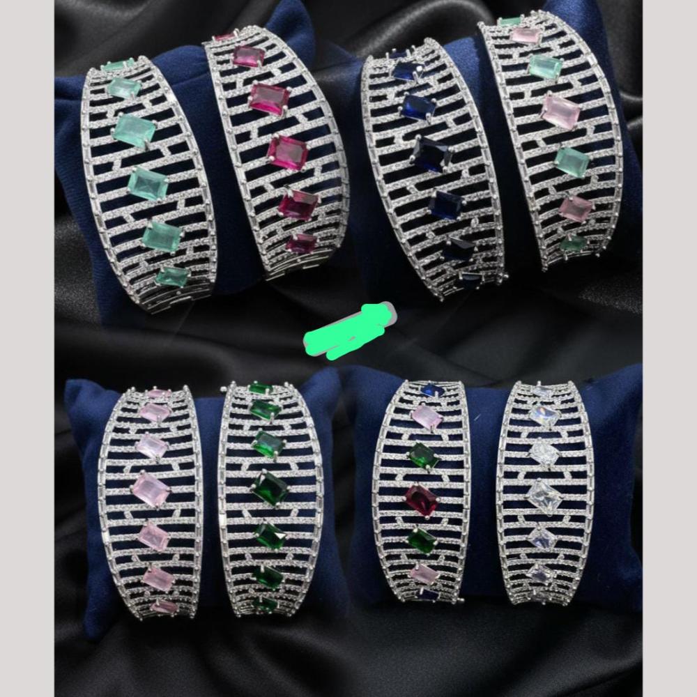 Pooja Bangles American Diamond Designer Bracelets