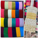 Pooja Bangles Glamorous Pearl Trendy Multi Color Bangles Set (Combo Set)