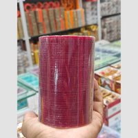 Pooja Bangles Trendy Acrylic Bangles Set Glossy Finish Bangles for Wedding and Festive Wear