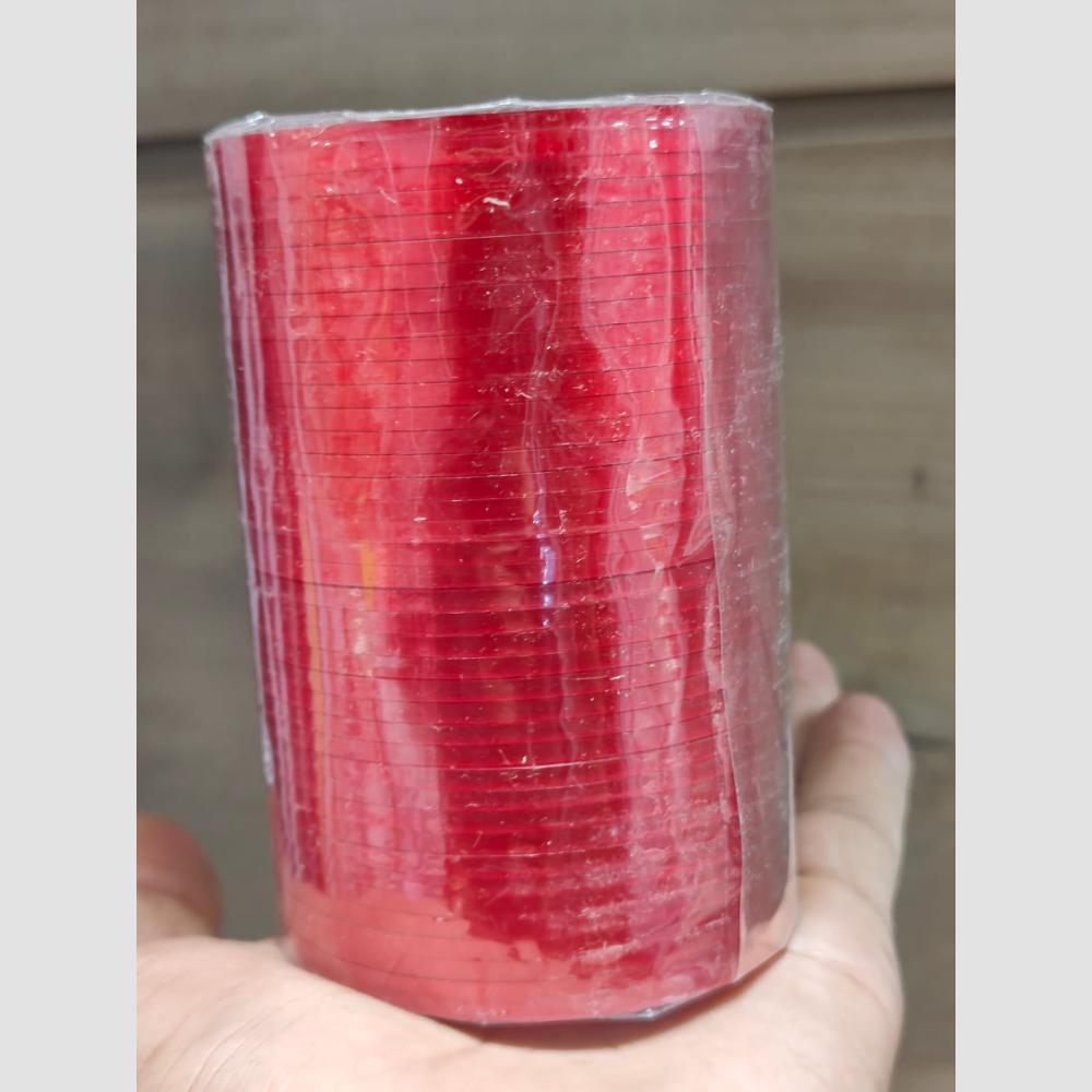 Pooja Bangles Trendy Acrylic Bangles Set Glossy Finish Bangles for Wedding and Festive Wear