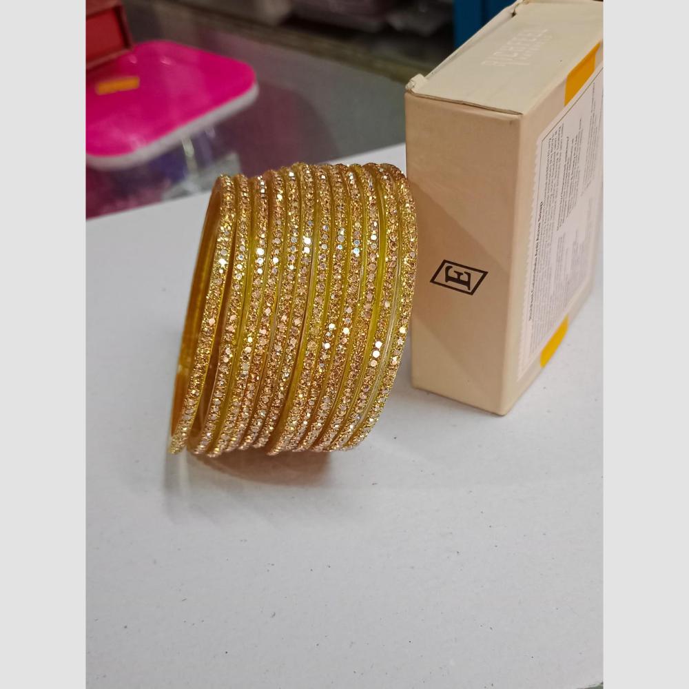 Pooja Bangles Glamorous Austrian Stone Bangles Set