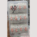 Pooja Bangles Elegant Sparkle Beads Bangles Set