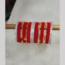Pooja Bangles Designer Velvet And Pearl Kashmiri Bangles Set
