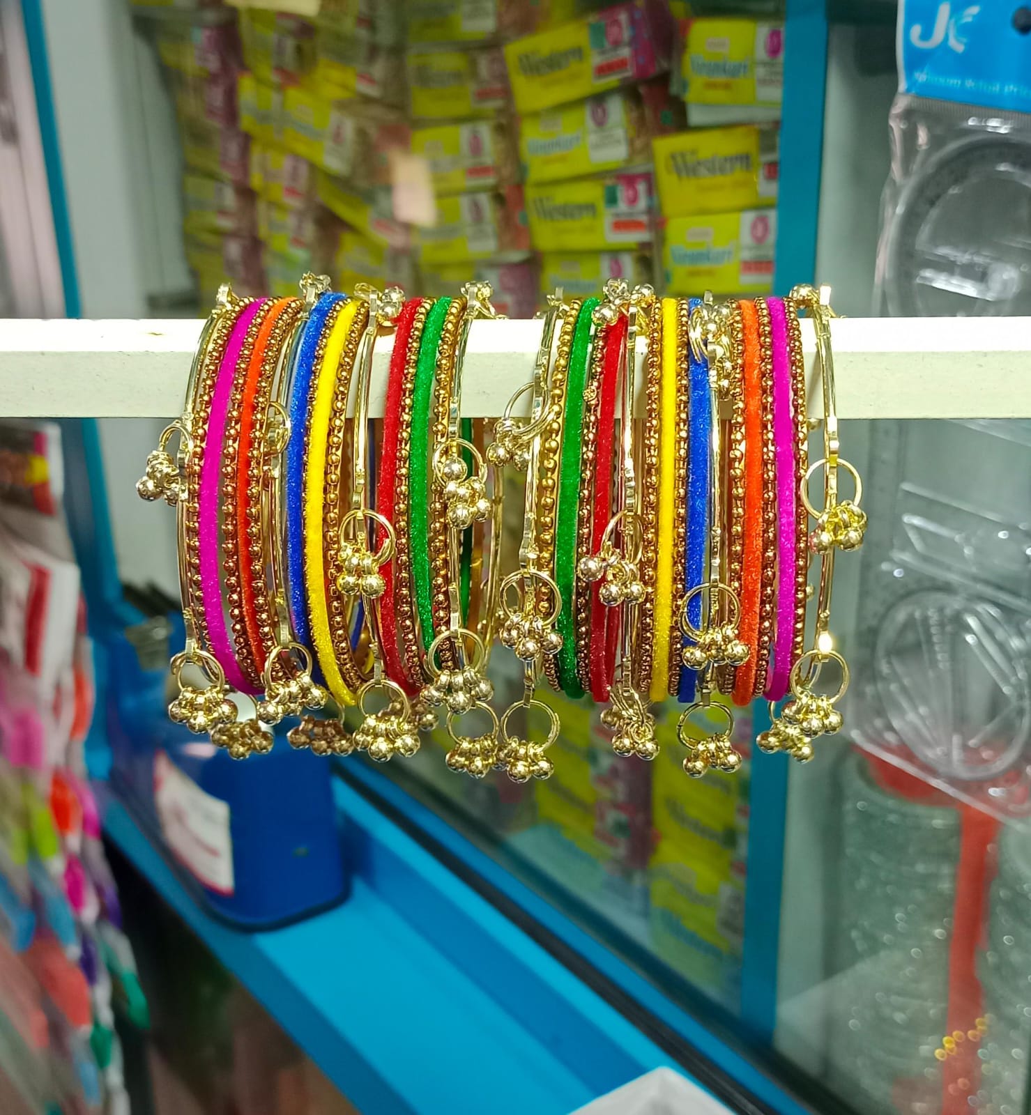 Pooja Bangles Stylish Kashmiri Velvet Bangles Set