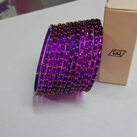 Pooja Bangles Stylish Raindrop Glass Bangles Set