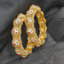 Pooja Bangles Elegant Kundan Stone Designer Bangles Set
