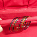 Pooja Bangles Glossy Transparent Jelly Bangles Set
