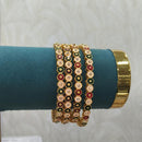 Pooja Bangles Traditional Austrian Stone Meenakari Bangles Set