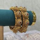 Pooja Bangles Elegant Pota Stone Bangles Set