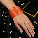 Pooja Bangles Glossy Transparent Jelly Bangles Set