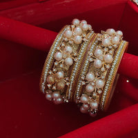 Pooja Bangles Elegant Austrian Stone Beaded Bangles Set