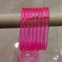 Pooja Bangles Glossy Transparent Jelly Bangles Set