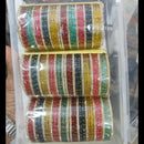 Pooja Bangles Stylish Raindrop Glass Bangles Set