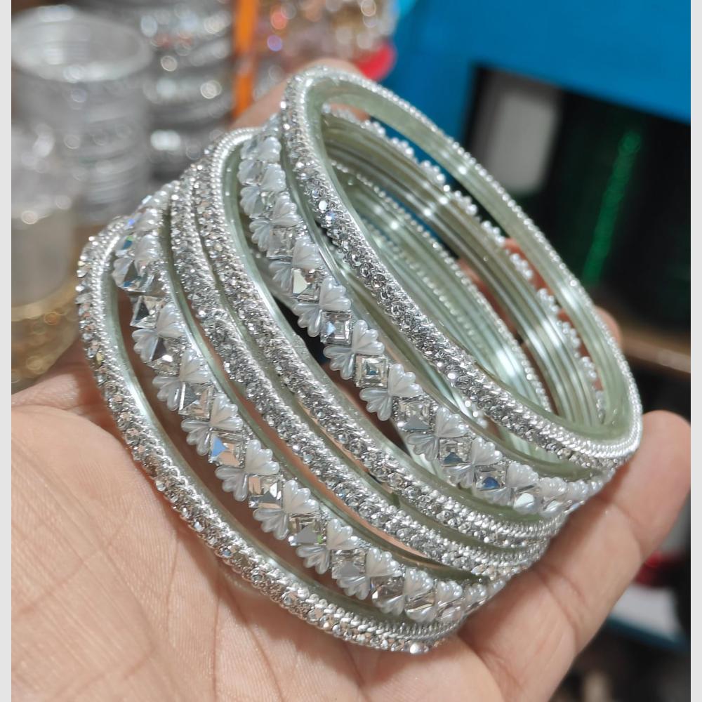 Pooja Bangles Delicate Austrian Stone Bangles Set